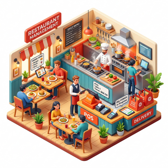إدارة المطاعم